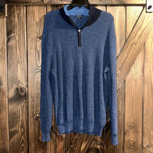 NWOT Zachery Prell Quarter Zip Pullover Sweater - Picture 3 of 6